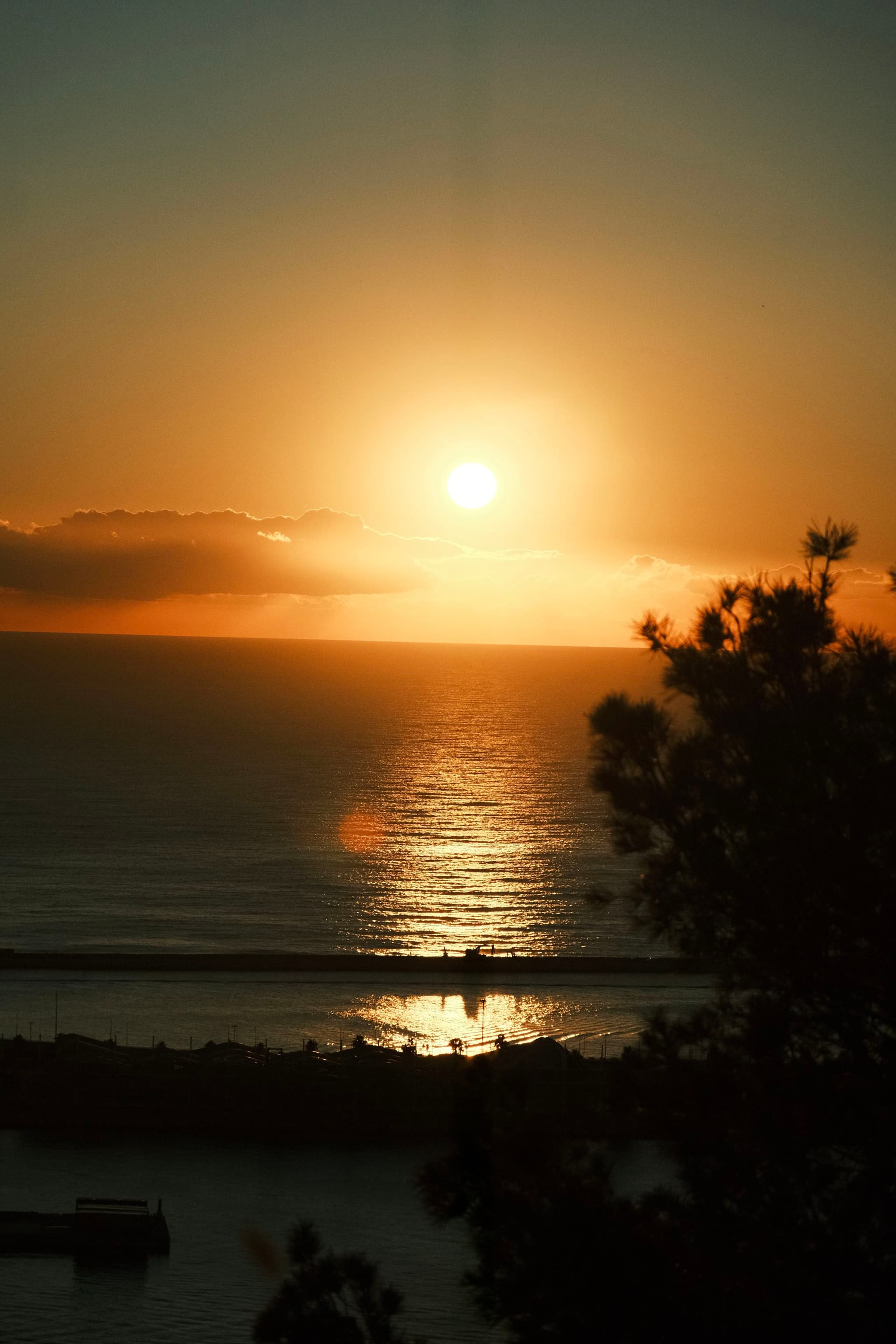Barcelona sun rise