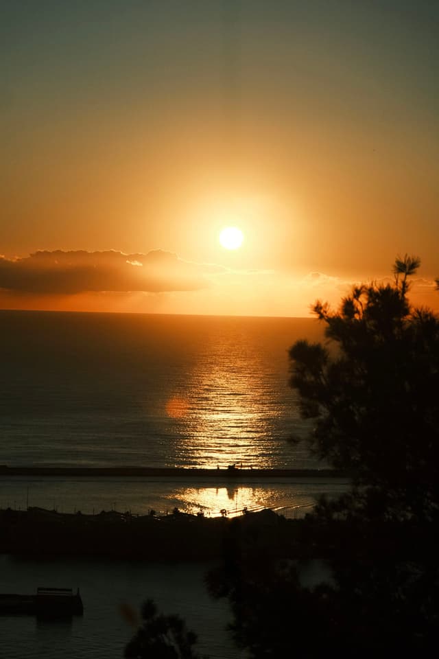 Barcelona sun rise