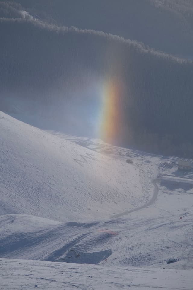 rainbow？ in ski